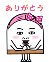 Fish paste girl sticker #4337282
