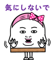 Fish paste girl sticker #4337291