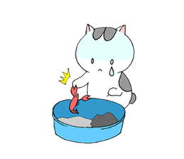 Bipolar disorder Cat Sticker sticker #4337474