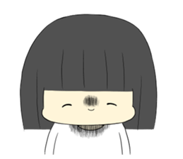 lazy woman and cat sticker #4337719