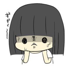 lazy woman and cat sticker #4337734