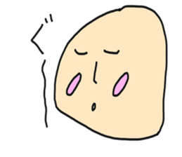 Super funny face sticker #4337746