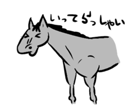 Go Go Horse sticker #4338328