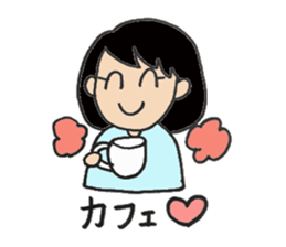 I love to eat. sticker #4338575