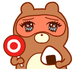 Riceballs and animals sticker #4338634