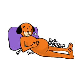 A little negative dogman sticker #4338692