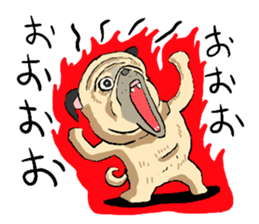 co-chan pug sticker #4339124