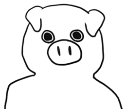 Nice body pig sticker #4339696