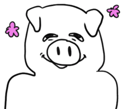 Nice body pig sticker #4339698