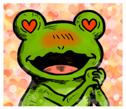 COOL FROG sticker #4339886