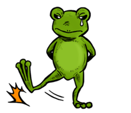 COOL FROG sticker #4339889