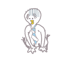 I'm a plain old salaryman. sticker #4340041