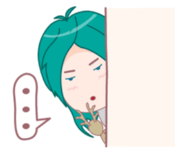 Bam-Bam & The Deer doll sticker #4340388