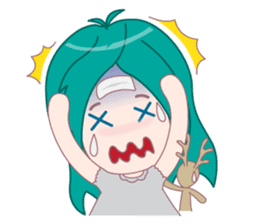 Bam-Bam & The Deer doll sticker #4340397