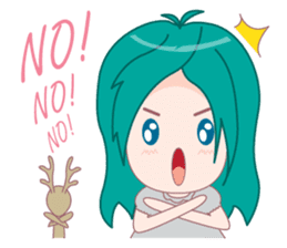 Bam-Bam & The Deer doll sticker #4340402