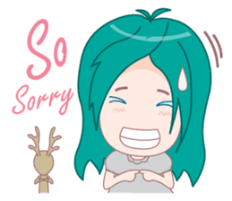 Bam-Bam & The Deer doll sticker #4340406