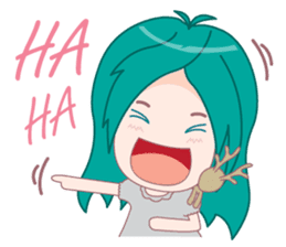 Bam-Bam & The Deer doll sticker #4340407