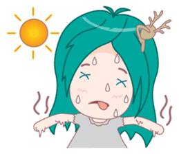 Bam-Bam & The Deer doll sticker #4340413