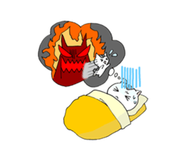 Bipolar disorder Cat Sticker 2 sticker #4341020