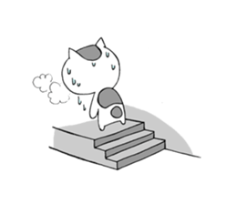 Bipolar disorder Cat Sticker 2 sticker #4341022