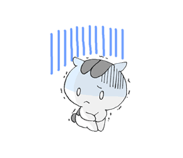 Bipolar disorder Cat Sticker 2 sticker #4341023