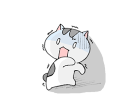 Bipolar disorder Cat Sticker 2 sticker #4341024