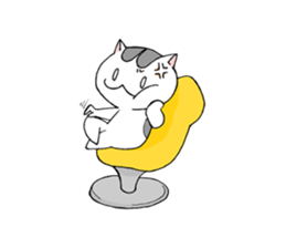 Bipolar disorder Cat Sticker 2 sticker #4341027