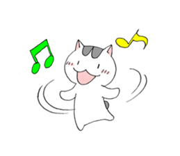 Bipolar disorder Cat Sticker 2 sticker #4341035