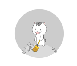 Bipolar disorder Cat Sticker 2 sticker #4341037