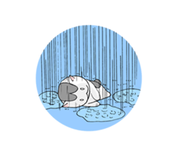 Bipolar disorder Cat Sticker 2 sticker #4341046