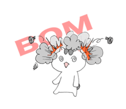 Bipolar disorder Cat Sticker 2 sticker #4341052