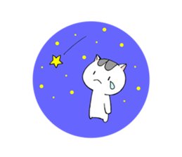 Bipolar disorder Cat Sticker 2 sticker #4341055