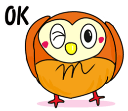 Lively Owl sticker #4341715