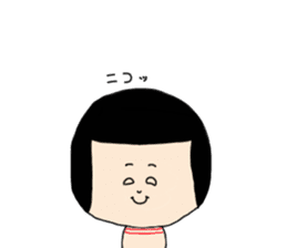 The kokeshi girl sticker #4342336