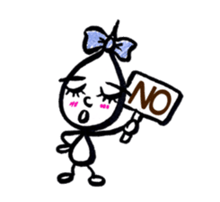 Kawaii Drop-chan sticker #4342417
