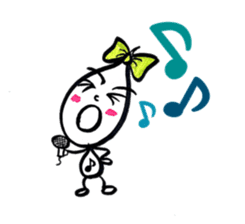 Kawaii Drop-chan sticker #4342420