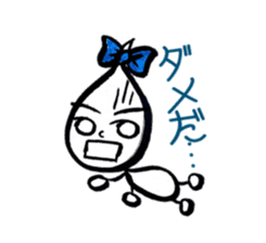 Kawaii Drop-chan sticker #4342424