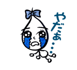 Kawaii Drop-chan sticker #4342428