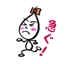 Kawaii Drop-chan sticker #4342433