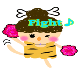 Everyday of small and cute primitive man sticker #4342626