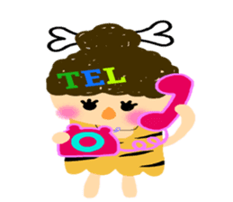 Everyday of small and cute primitive man sticker #4342634