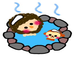 Everyday of small and cute primitive man sticker #4342647