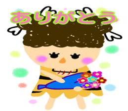 Everyday of small and cute primitive man sticker #4342652