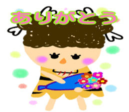 Everyday of small and cute primitive man sticker #4342652