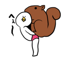 Dove of radish legs sticker #4342861