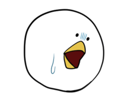 Dove of radish legs sticker #4342869