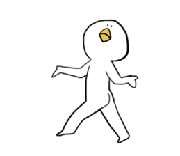 Dove of radish legs sticker #4342875