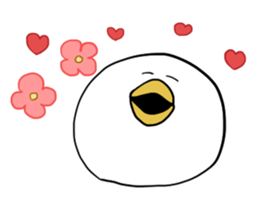 Dove of radish legs sticker #4342878