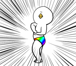 Dove of radish legs sticker #4342884