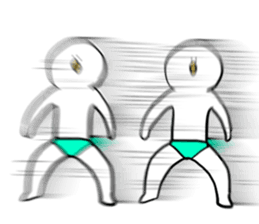 Dove of radish legs sticker #4342886